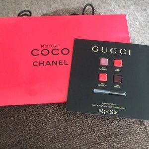 Gucci sheer lipstick samples